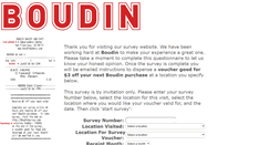 Desktop Screenshot of boudinsurvey.com