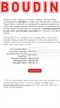 Mobile Screenshot of boudinsurvey.com